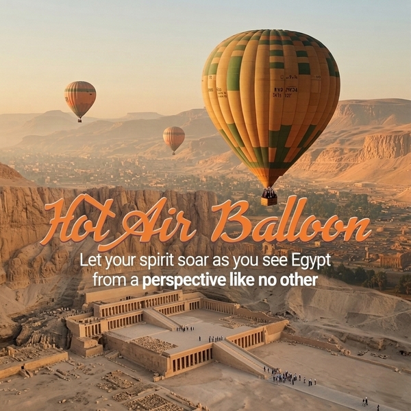 Hot Air Balloon Ride in Luxor: Sunrise Tour Over Ancient Thebes | Egypt Tours