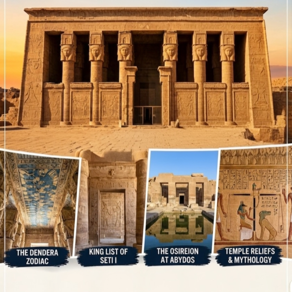 Dandara & Abydos Private Day Tour | Temple of Hathor & Osiris | Egypt Tours