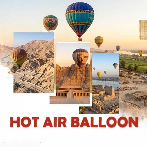 Hot Air Balloon Ride in Luxor: Sunrise Tour Over Ancient Thebes | Egypt Tours