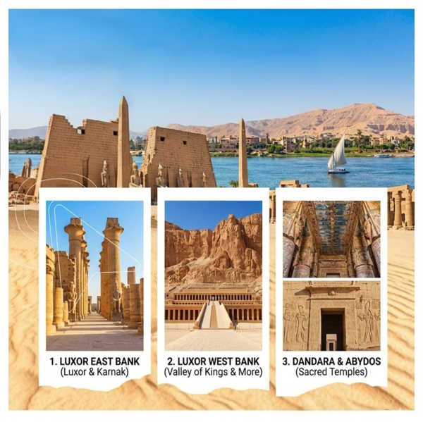 Ultimate 2-Day Luxor Itinerary: East/West Bank, Dendera & Abydos | Egypt Tours