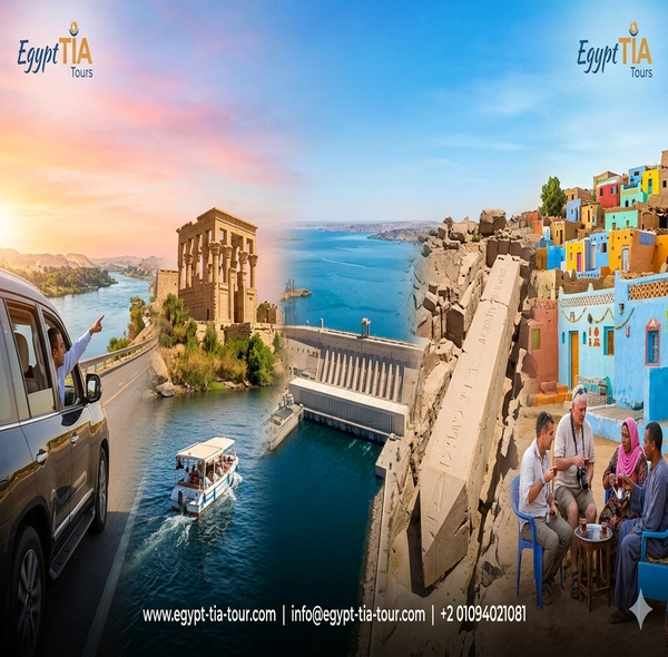 Day Tour to Aswan from Luxor | Philae Temple, high dam, unfinished oblisck & Nubian Village | Egypt Tours