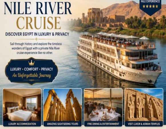 4 Nights 5 Days Luxury Private Nile Cruise from Luxor to Aswan | Abu Simble Include | Egypt Tours