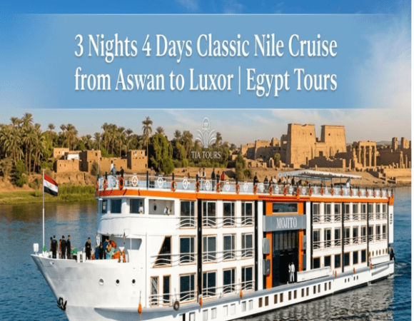 3 Nights 4 Days Classic Nile Cruise from Aswan to Luxor | Egypt Tours