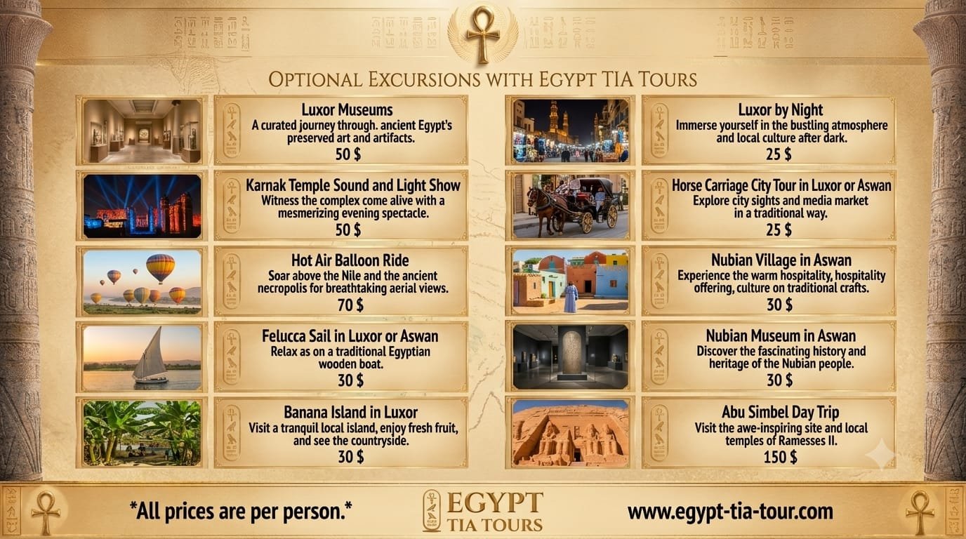 Optional Excursions Details